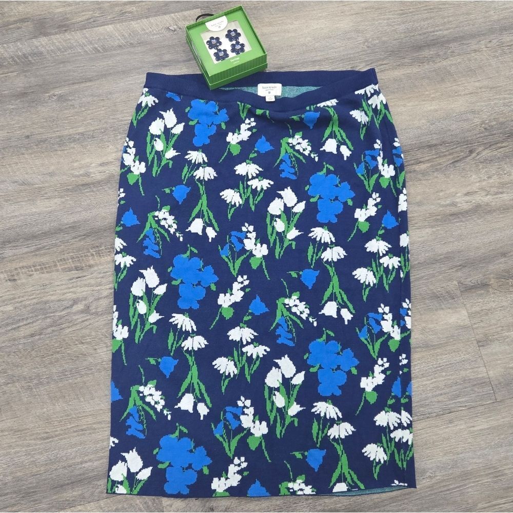 🐢 Kate Spade x Target Knit Floral Skirt. XL. NWOT